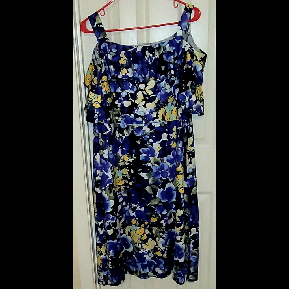 Field of Pansies  Fit and Flare Dress